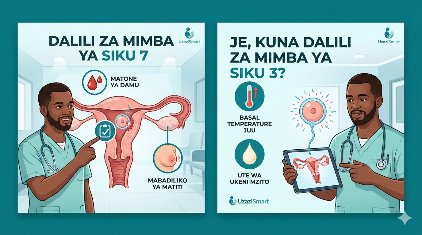 Dalili za mimba ya siku 7