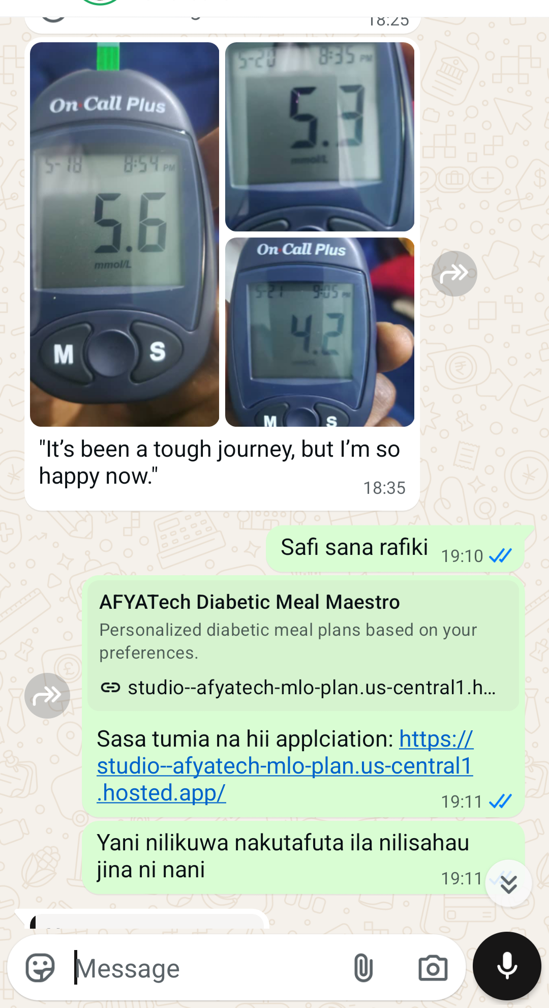 Ushuhuda wa sukari ilivyo sasa hivi