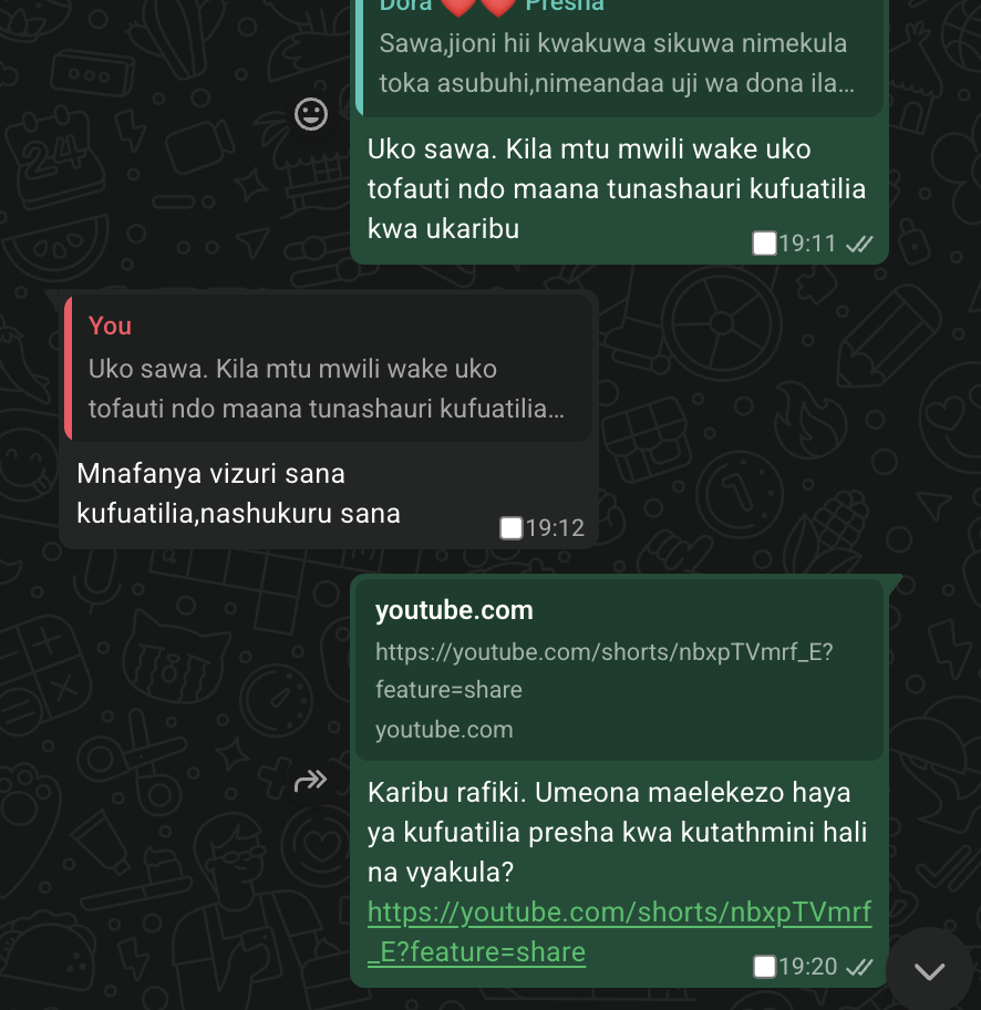 Tunafuatilia maendeleo ya wagonjwa